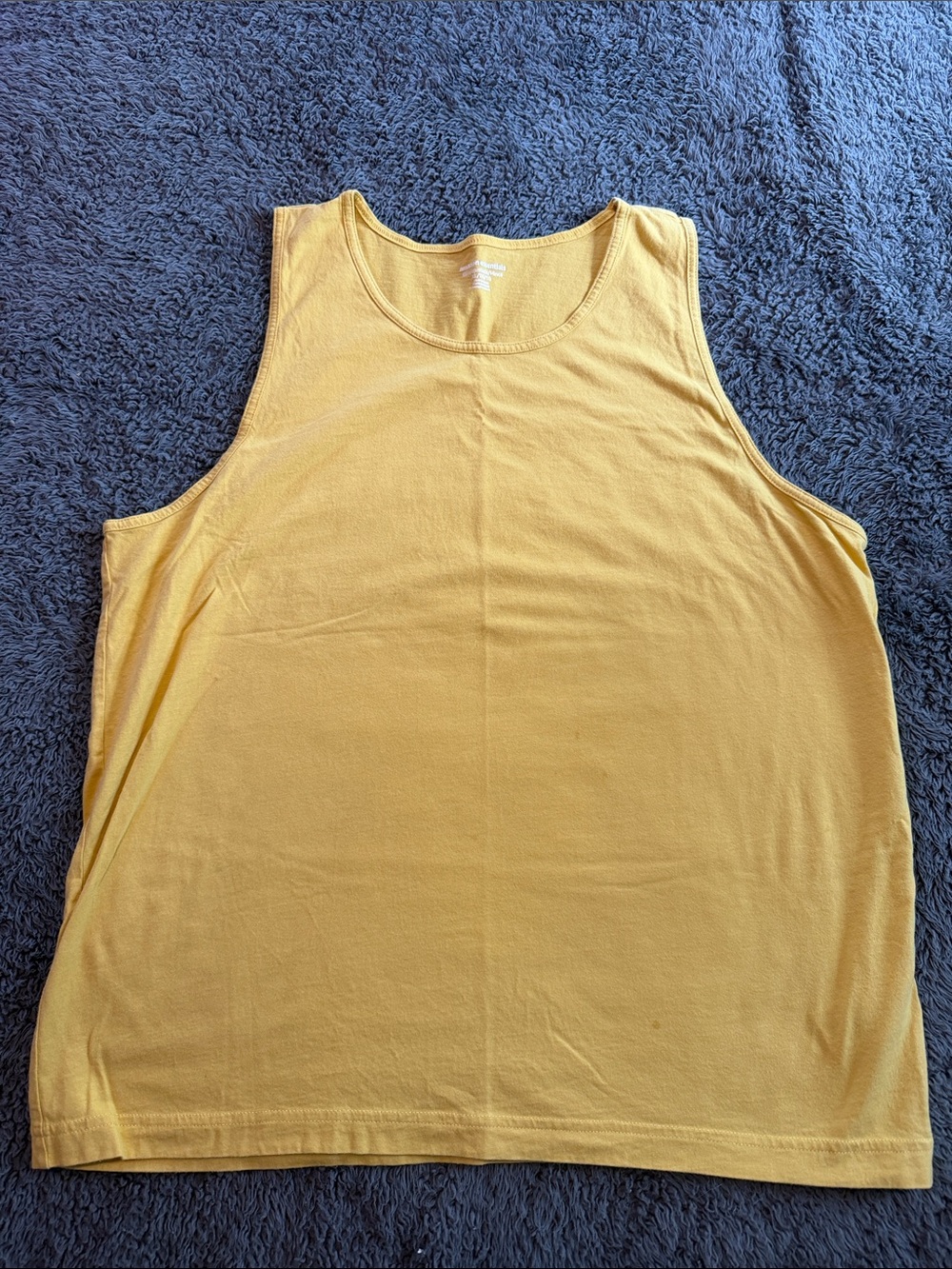 Amazon Essentials Yellow Men's Scoop Neck Tank Top